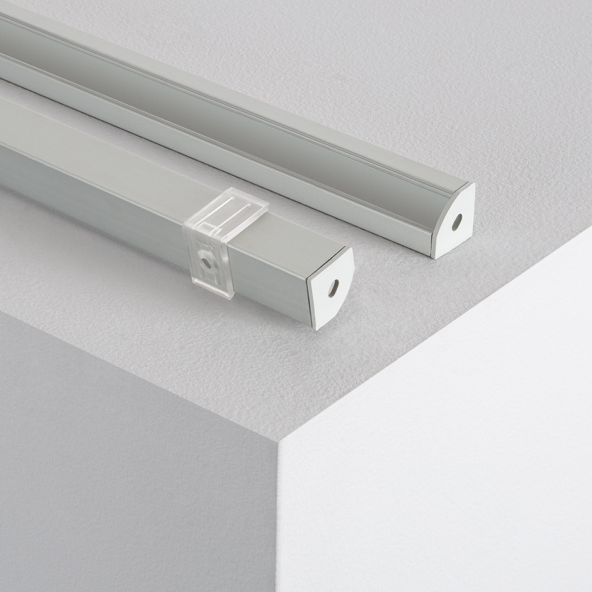 Aluminium Hoekprofiel M Voor Led Strips Tot Mm Ledkia