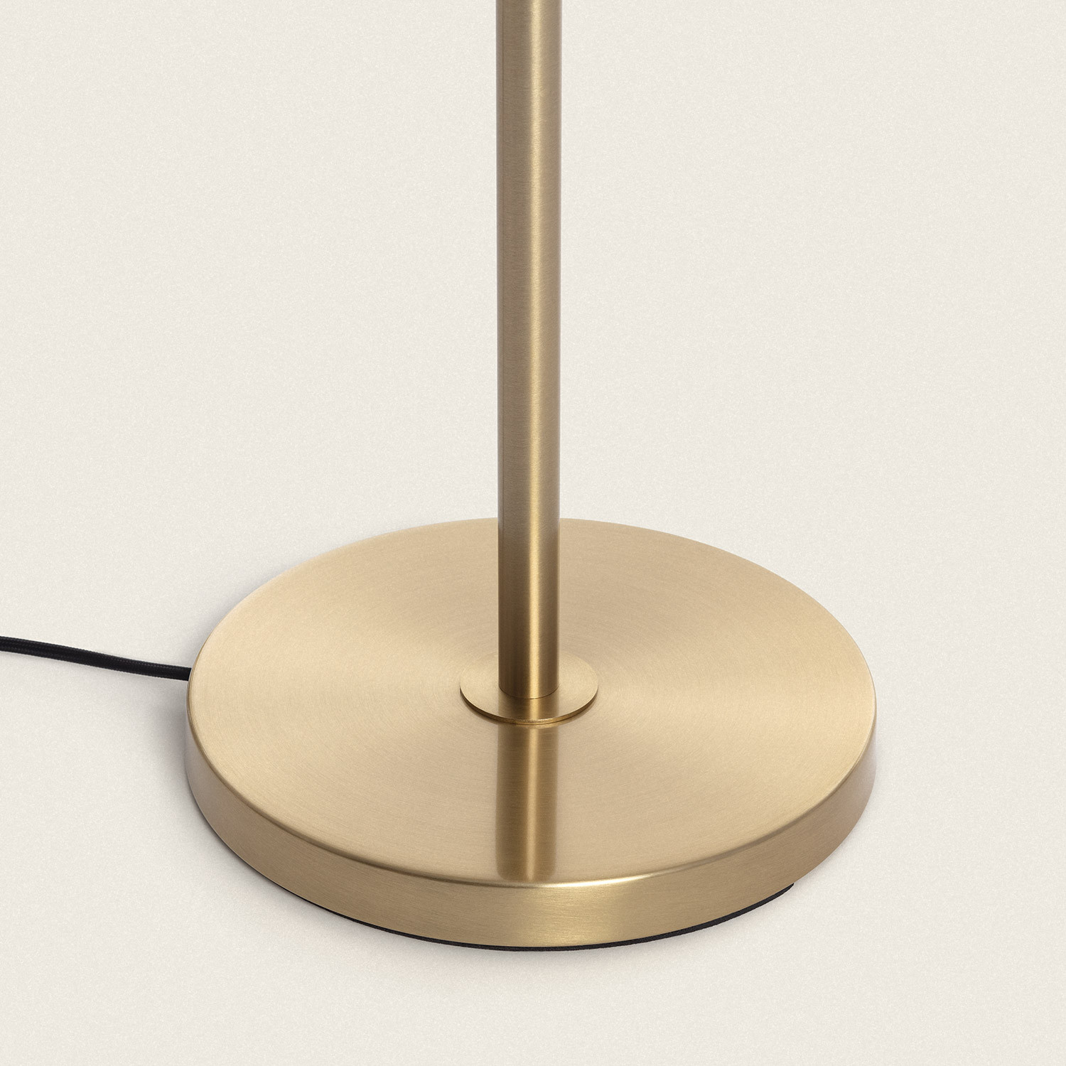 Staande Lamp Van Metaal En Glas Moonlight Brass Round Spots Ledkia