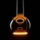 Product van LED Lamp Filament E27 6W 220lm G125 Globe Smoky  Creative-Cables SEG55056