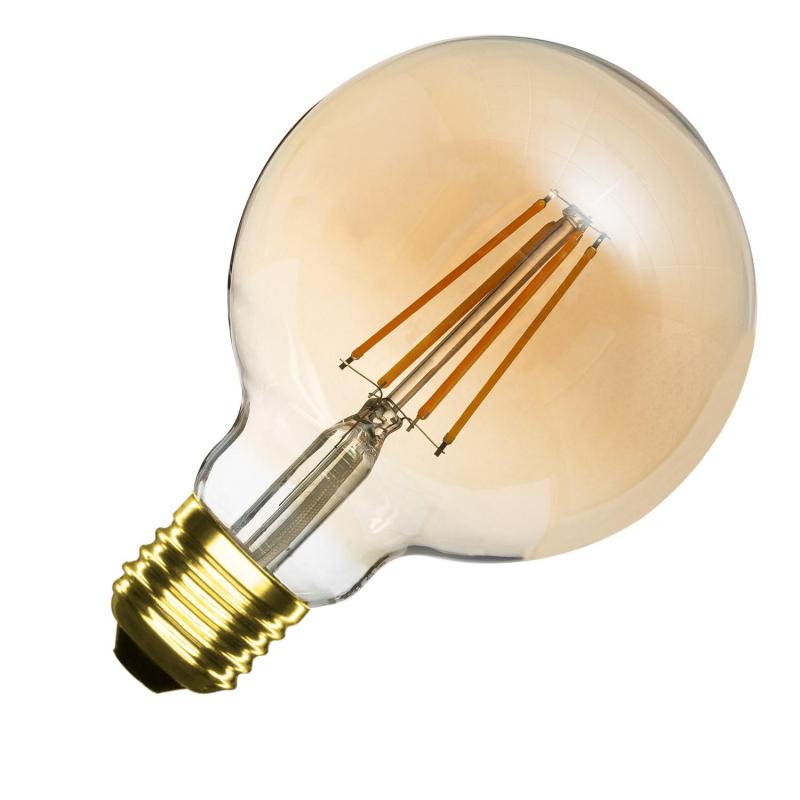 Product van LED Lamp Filament Dimbaar E27 8W 750 lm G95 Gold