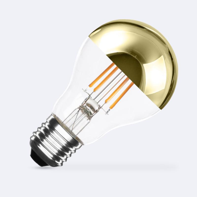 Product van LED Lamp Filament E27 6W 600 lm A60 Dimbaar Goud Reflect