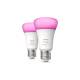 Product van Pack 2 st Slimme LED Lampen  E27 White Color 6.5W PHILIPS Hue