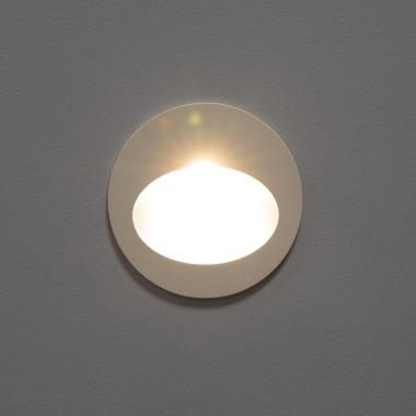 Produkt von LED-Wandeinbauleuchte 2W Aussen Rund Weiss Coney