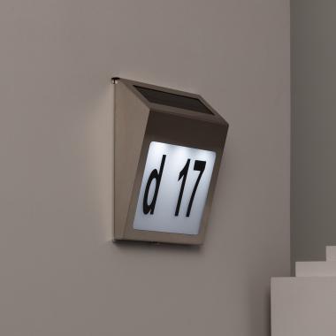 Product of Barua Home Outdoor Solar LED Wall Light for Numbering