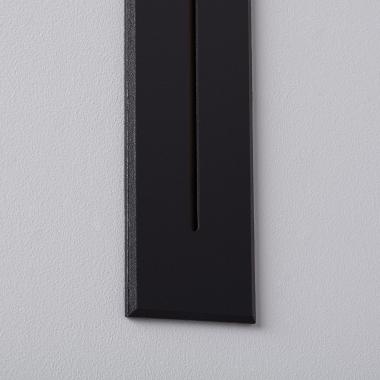 Produit de Balise LED Extérieure 3W Encastrable au Mur Rectangulaire Linéaire Wabi Noire  