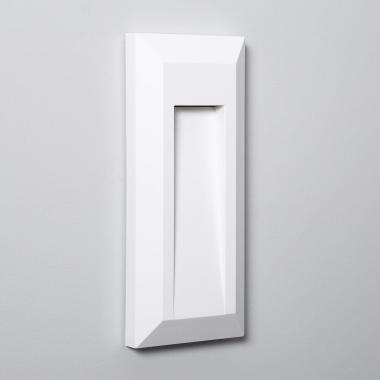 Product of  Gisli Rectangular Surface Outdoor LED Wall Light in White