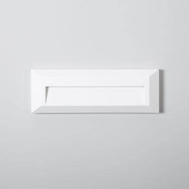 Produit de Balise LED Extérieure 2W En Saillie au Mur Rectangulaire Élide Blanche 