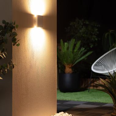 Product van Wandlamp Outdoor LED 12W Aluminium Dubbelzijdige Verlichting Vesta Wit