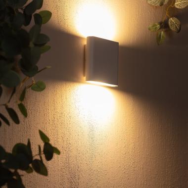 Product of Vesta 12W Aluminium White Outdoor LED Wall Lamp with Double Sided Lighting 