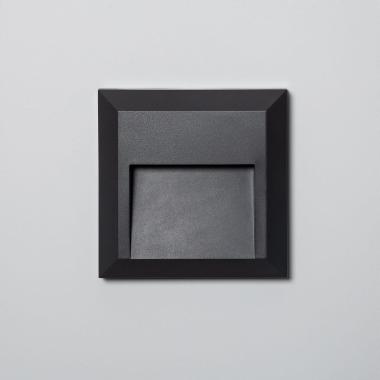 Product of  Byron Square Surface Outdoor LED Wall Light in Black