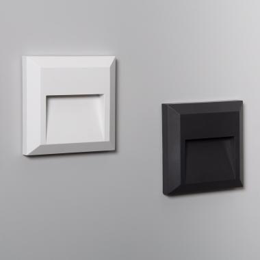 Product of  Byron Square Surface Outdoor LED Wall Light in Black