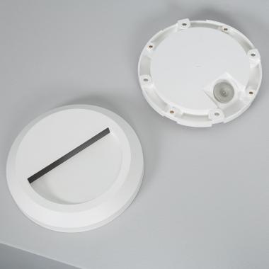 Product of  Edulis Round Surface Outdoor LED Wall Light in White