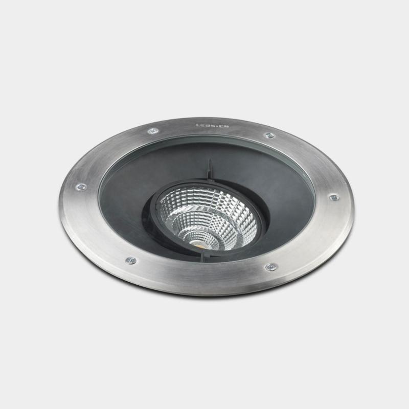 Produit de Spot LED Extérieur 23W Rond Encastrable au Sol Gea COB LEDS-C4 55-9909-CA-CL 