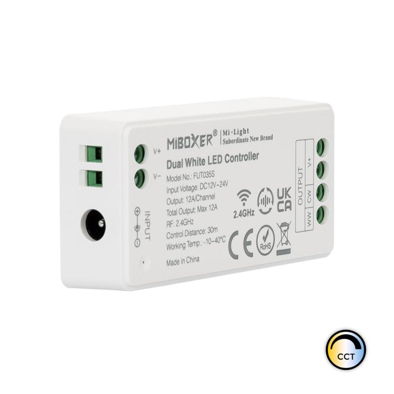 Product of MiBoxer FUT035S 12/24V DC CCT LED Dimmer Controller 