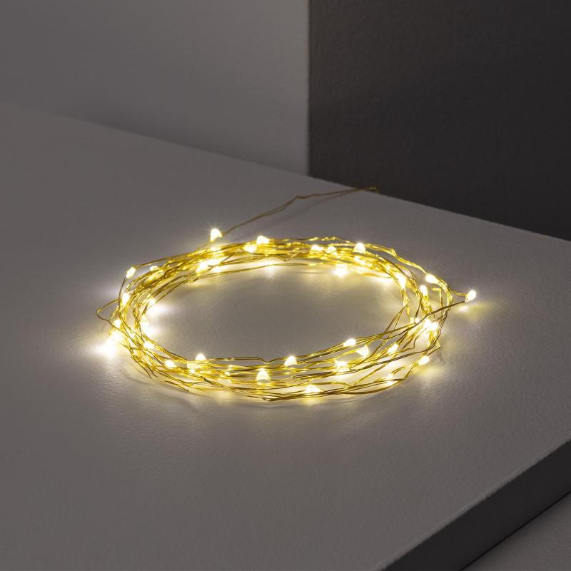 Product of Gold Wire LED Fairy Lights with Battery 5m/10m 