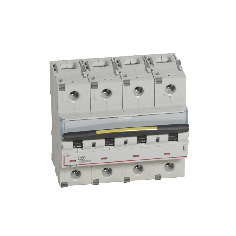 Produkt od Magnetotermický Rezidenční Jistič 4P 80-125A 10/16kA  C-Křivka LEGRAND DX³ 409362