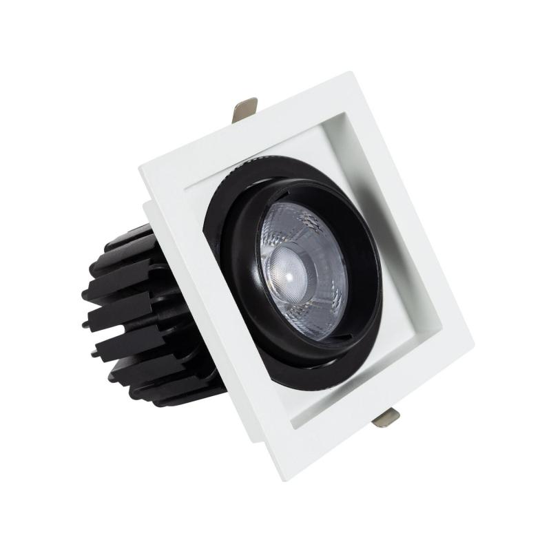 Produkt od Stropní Podhledové Downlight LED Svítidlo 18W COB Nastavitelné 360º Čtvercové Výřez 125x125mm CRI90 Expert Color Flicker Free