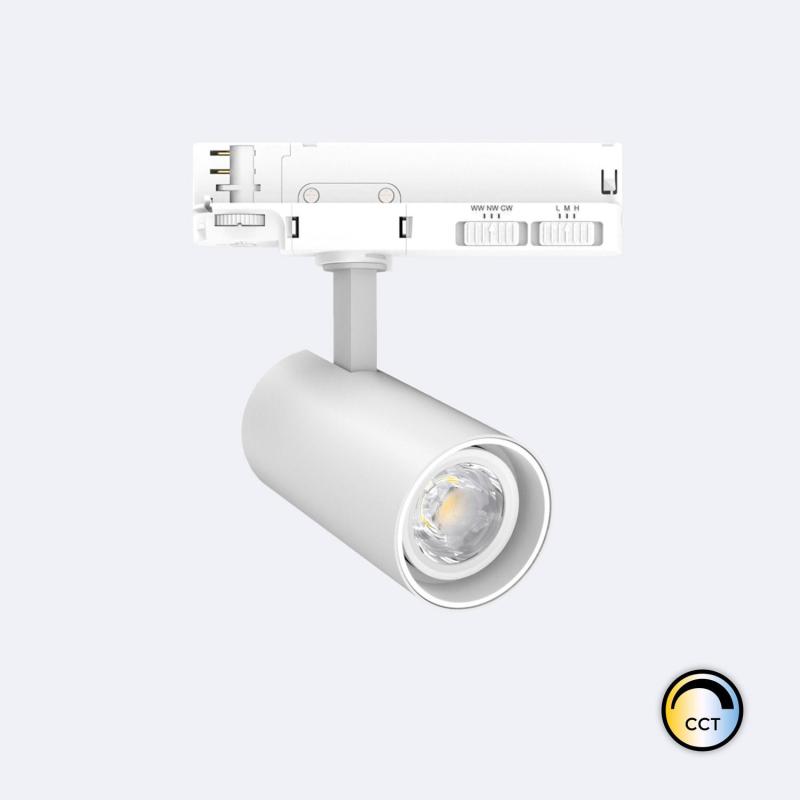 Produit de Spot LED sur Rail Triphasé 20W Fasano Dimmable CCT Blanc