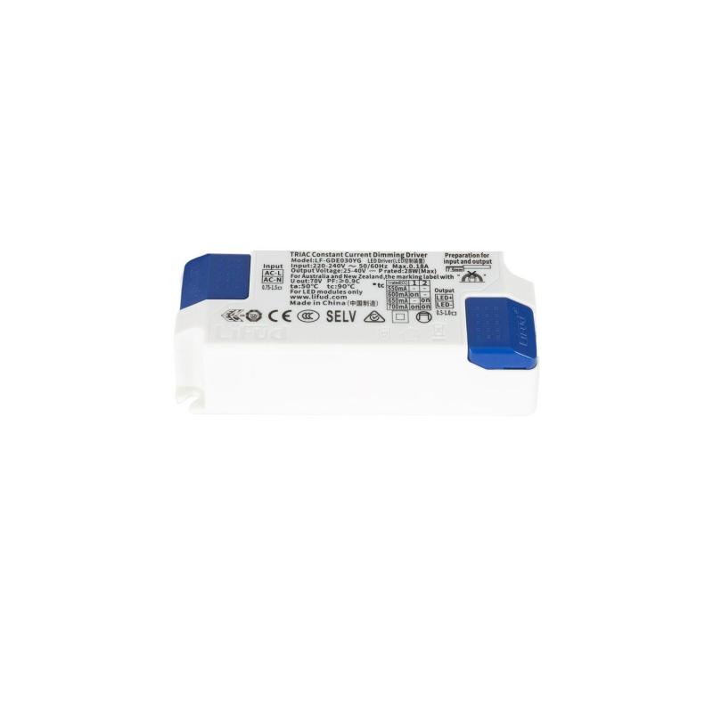 Produkt von Treiber LIFUD Dimmbar TRIAC 220-240V Anti-Flicker Ausgang 25-40V 550-700mA 22-28W LF-GDE030YG