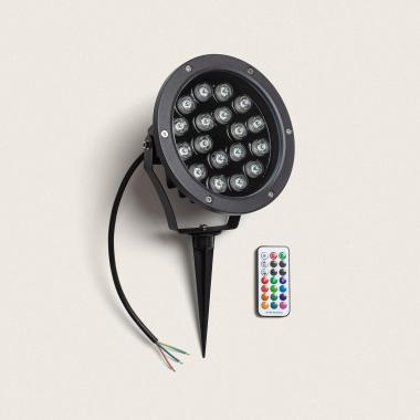 Product van Spot Outdoor LED RGB 18W IP67 met Spike Colmar