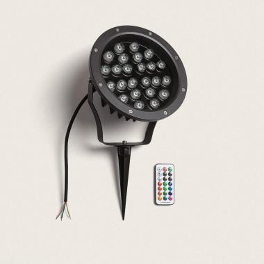 Product van Spot Outdoor LED  RGB 24W IP67 met Spike Colmar 