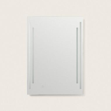 Produit de Miroir Salle de Bain avec Éclairage LED et Anti-Buée 70x50 cm Taif