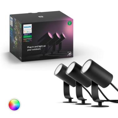 Product van Spots met prikker  White Color 3x8W PHILIPS Hue Lily