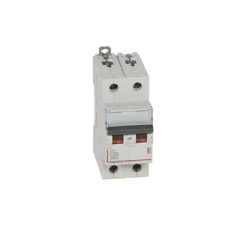 Product of LEGRAND 407805  Curve C 6/10kA 50-63 A DX3 Tertiary 2P Thermal-magnetic Circuit Breaker