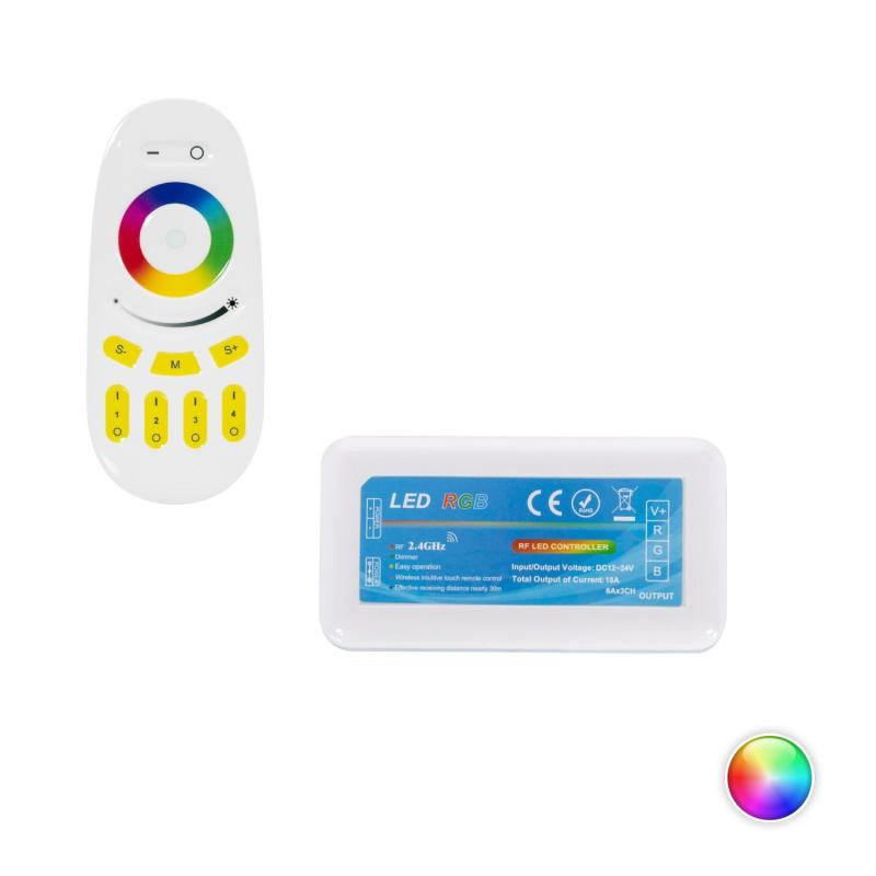 Produkt od Přijímač RGB 12/24V DC + Dálkový Ovladač RF 4-kanálový 