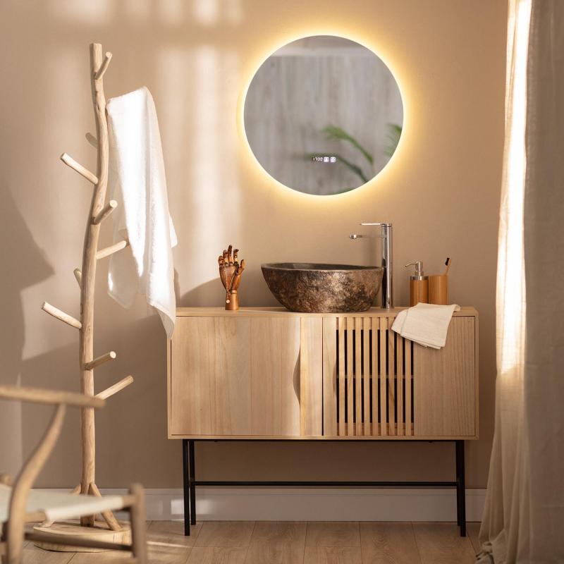 Product of Big Volpe Anti-fog Tactile LED Decorative Mirror Ø60 cm 