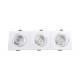 Product van Downlight New Madison Triple Rechthoekig LED 15W Zaag maat 255x75 mm