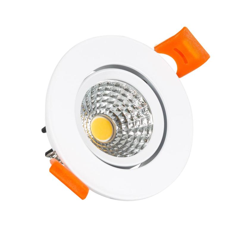 Produit de Spot Downlight LED 5W Rond COB CRI90 Coupe Ø 70 mm