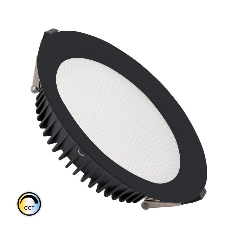 Produkt od Podhledové Downlight LED Svítidlo 20W SAMSUNG New Aero Slim CCT 130lm/W Mikroprismatické (UGR17) LIFUD Výřez Ø 155 mm Černé 