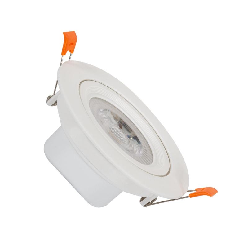 Product van Downlight LED 9W Solid COB Richtbaar Rond Wit Zaag maat Ø 95 mm