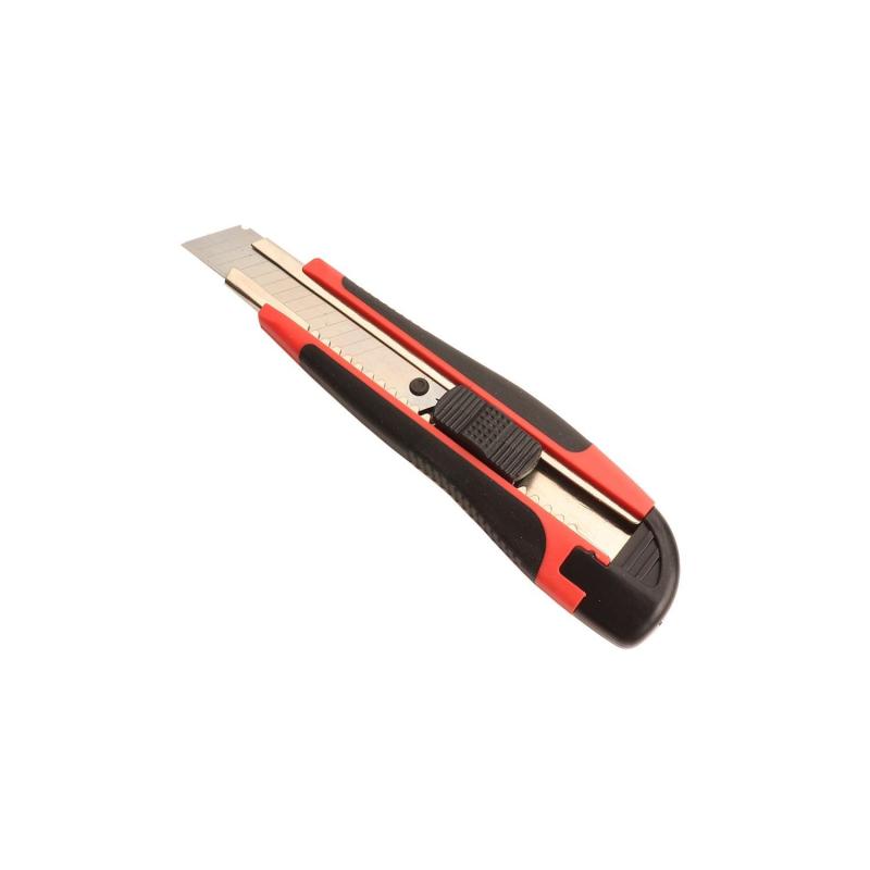 Produit de Cutter 18mm Ergonomique Rouge et Noir