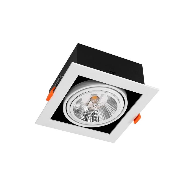 Product van Downlight LED Richtbaar Kardan Vierkant  AR111 Zaagmaat 165x165 mm