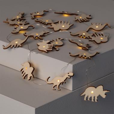 Product of Children's Dinosaur LED String Light 2m