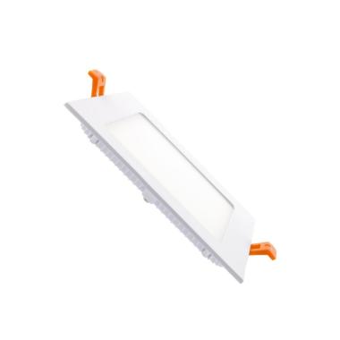 Dalle LED 12W Carrée Extra-Plate Coupe 155x155 mm