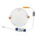 Produit de Dalle LED 16W Ronde CCT Microprismatique LIFUD Coupe Ø 150 mm