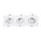 Product van Downlight New Madison Triple Rechthoekig LED 30W Zaag maat 315x95 mm