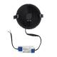 Product van LED Paneel 16W Rond Slim Inbouw Grijs LIFUD Zaag maat Ø135 mm