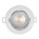 Product of Round Tilting Downlight Frame for a GU10/GU5.3 LED Bulb Cut Ø 72 mm