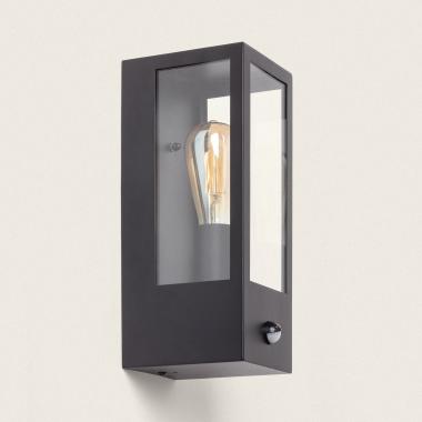 Gakom Glass & Stainless Steel Outdoor Wall Lamp with Motion Sensor