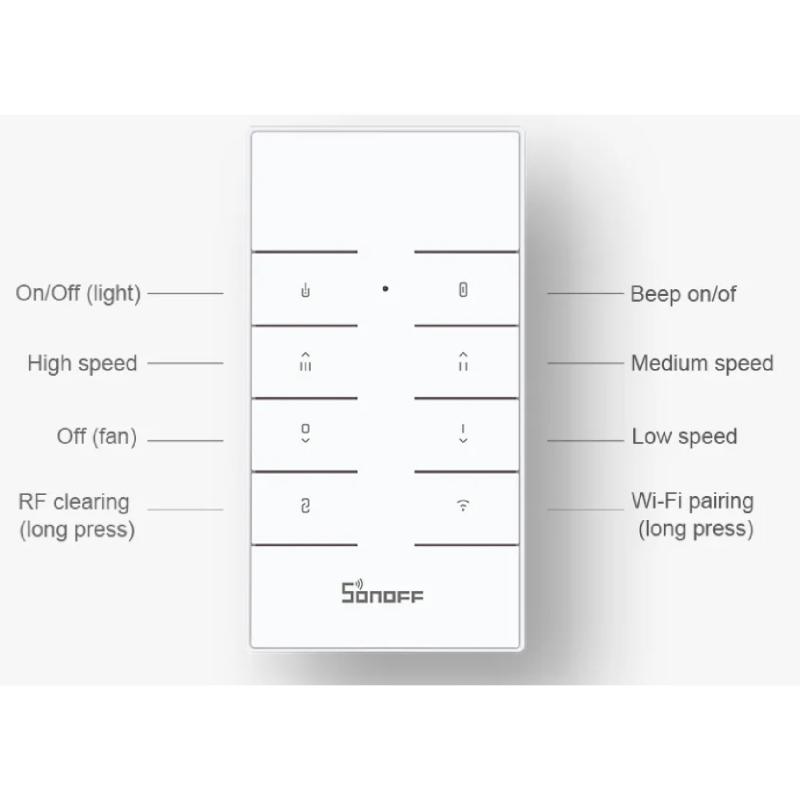 Product of WiFi Controller for AC Ceiling Fan SONOFF iFan04-H