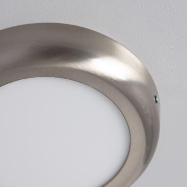 Product van Plafondlamp 12W LED Metaal Rond Silver Design  Ø175 mm