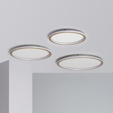 Prodotto da Plafoniera Circolare in Metallo LED 30W Ø400 mm Allharo CCT Selezionabile 