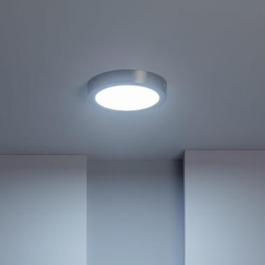 Produkt von LED-Deckenleuchte 18W Rund Metall Ø225 mm Silber