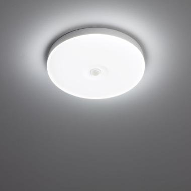 Produkt od Přisazené Stropní LED Svítidlo 12W Kruhové Ø216 mm Flicker Free se Senzorem Pohybu PIR a Soumrakovým Senzorem