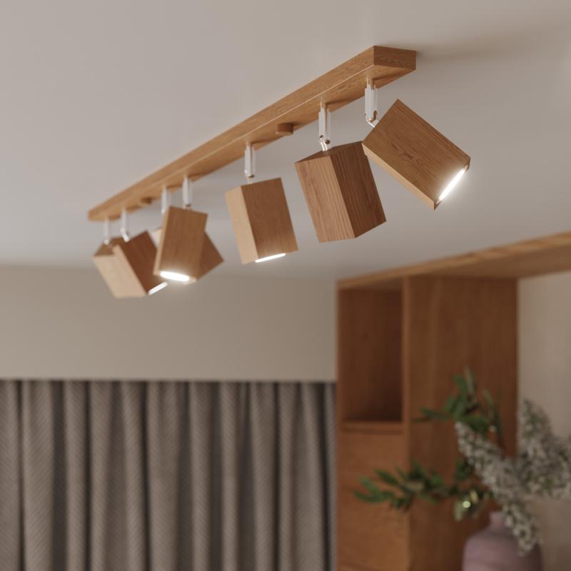 Product of Keke 3 Wooden Ceiling Lamp SOLLUX 