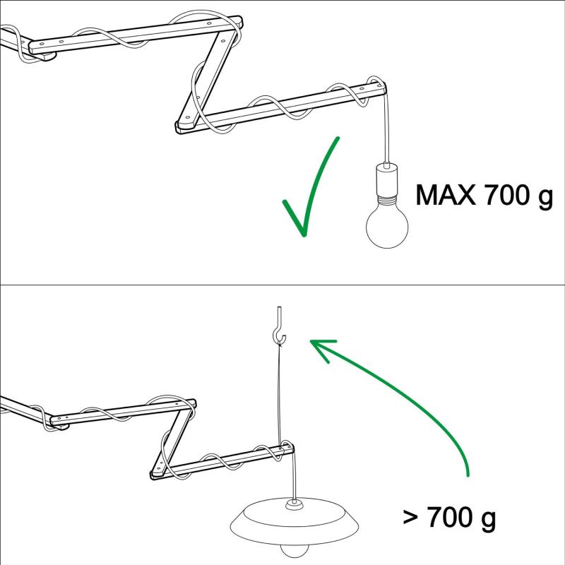 Product of PINOCCHIO XL Creative-Cables Model PINOCCHIOXL01 Wall Bracket for Wall Lamps